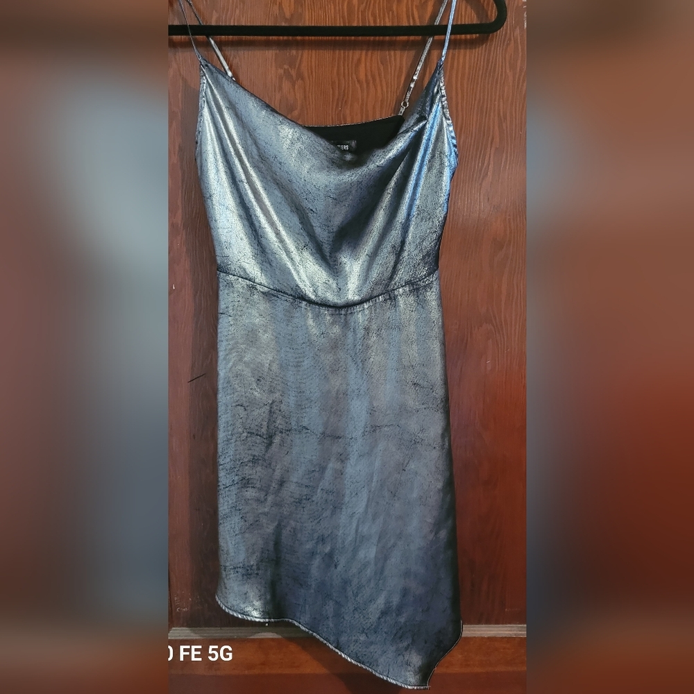 Urban Outfitters Metallic Slip Dress - Picture 3 of 6